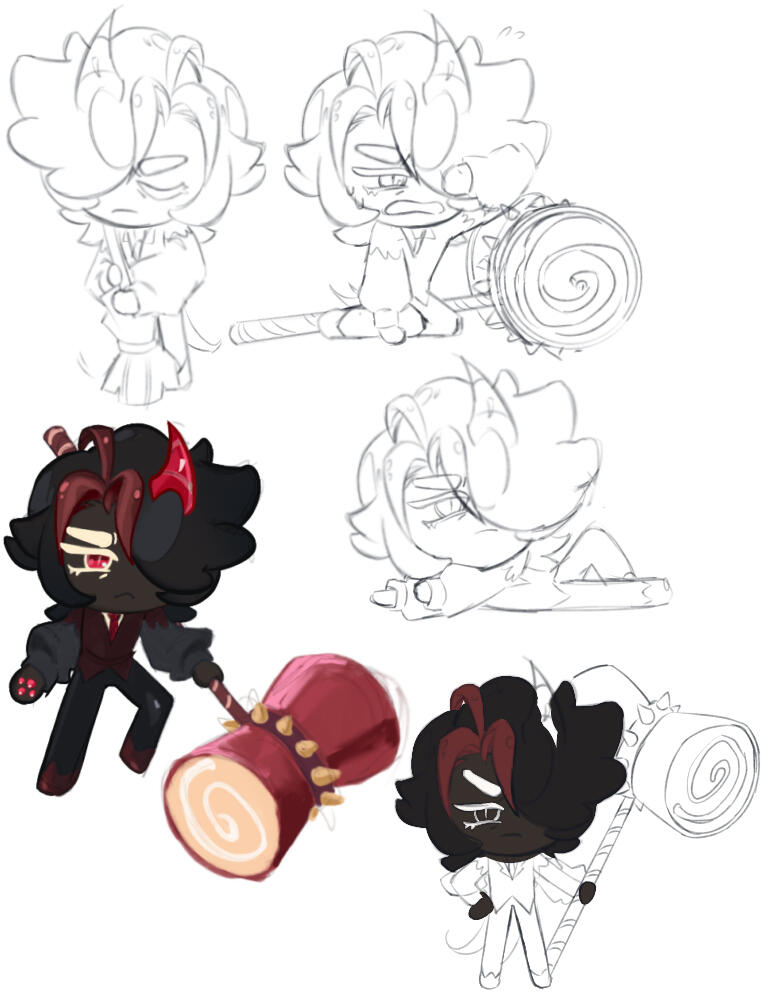 Cookie run fan character Black Velvet Cookie 2024 - 25