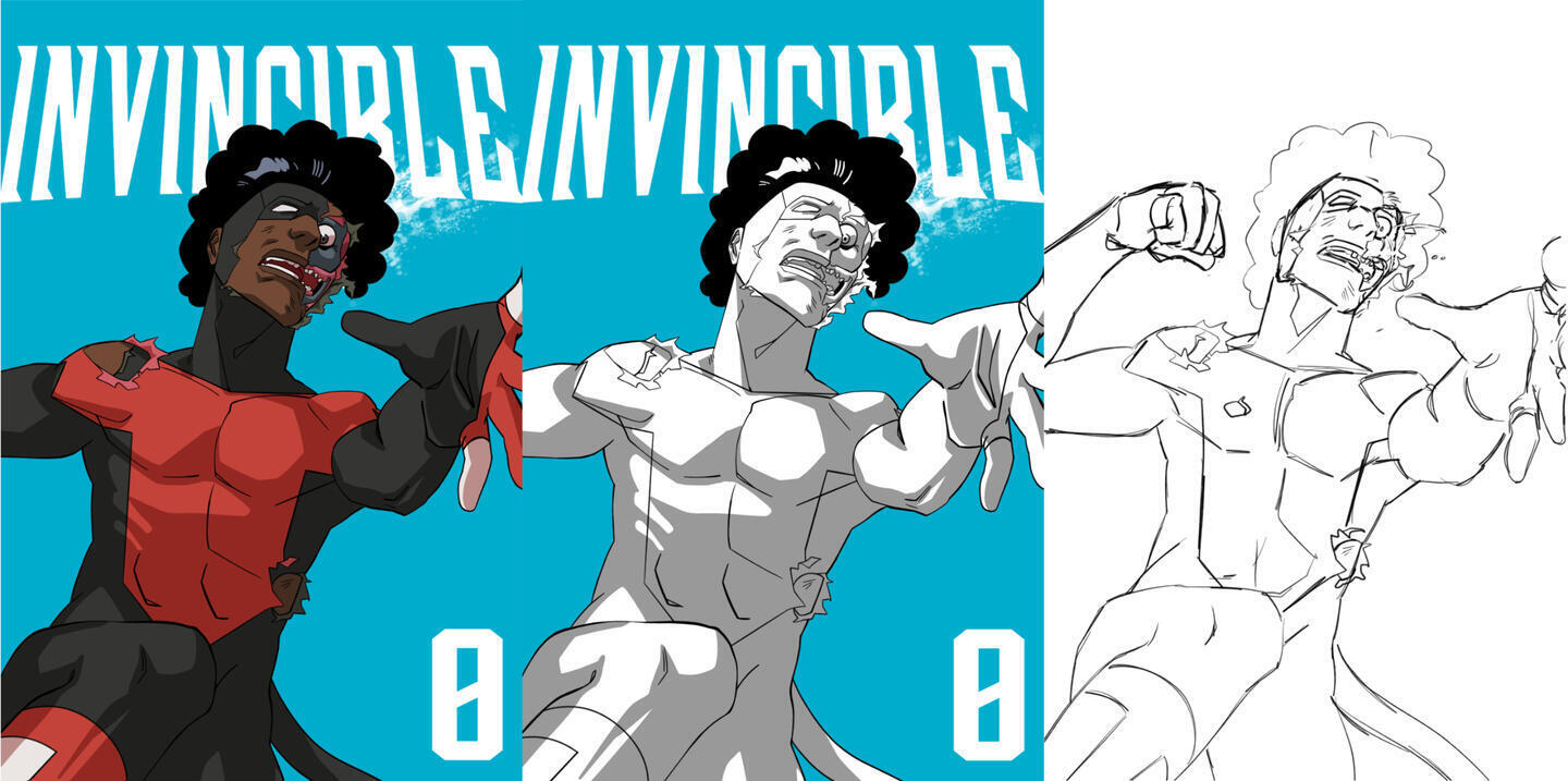Invincible fan character cover 2025