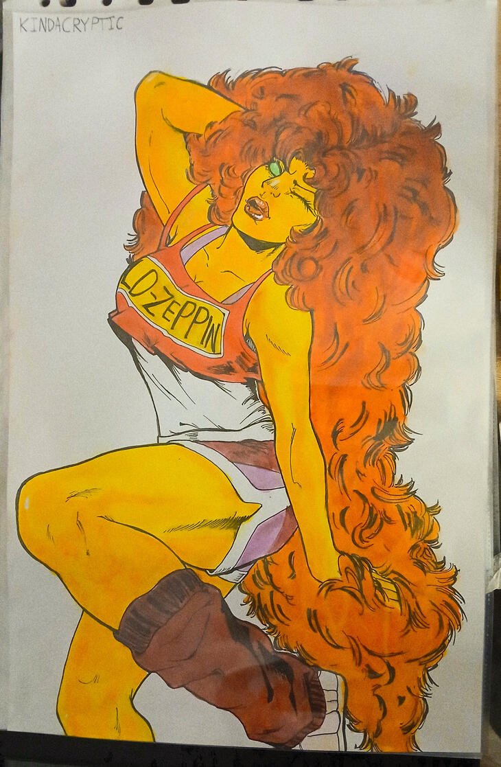 11" x 17" watercolour Starfire